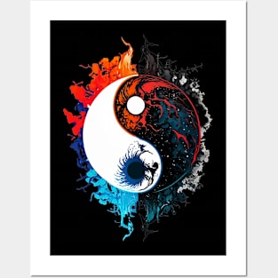 Yin Yang Posters and Art